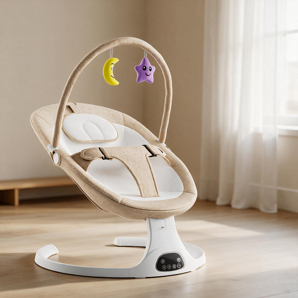 Electric Baby Rocker Chair | Bluetooth Remote Newborn Swing A135