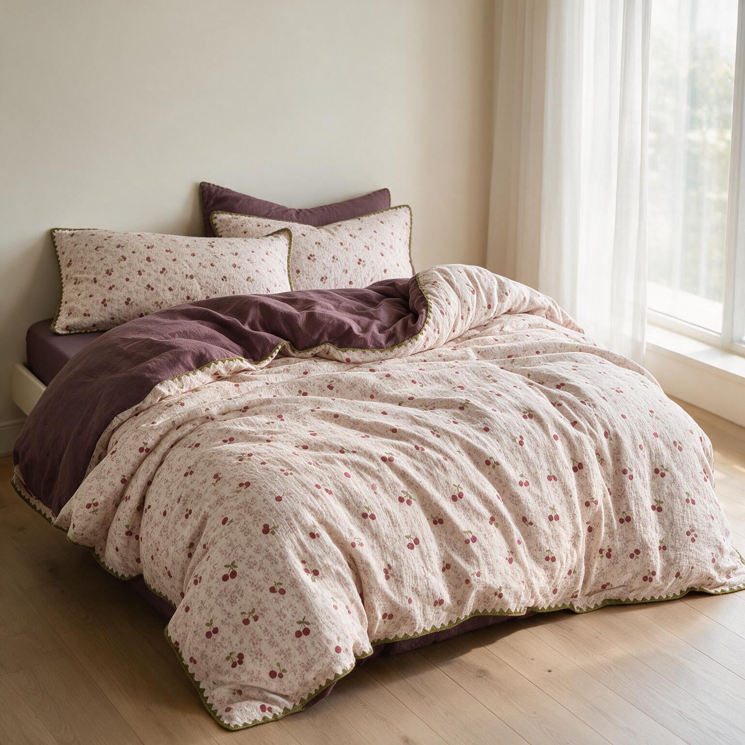 Pure Cotton Lace Shell-Edged A156