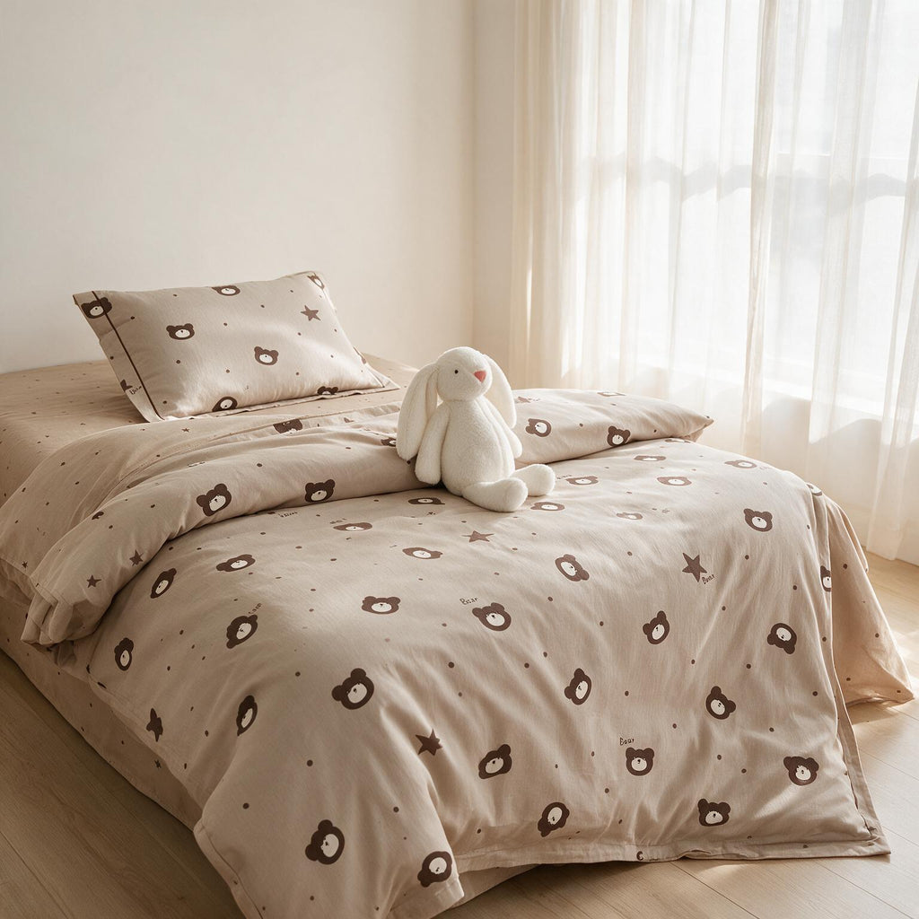 Cotton Kids Bedding Set Cartoon Print A150