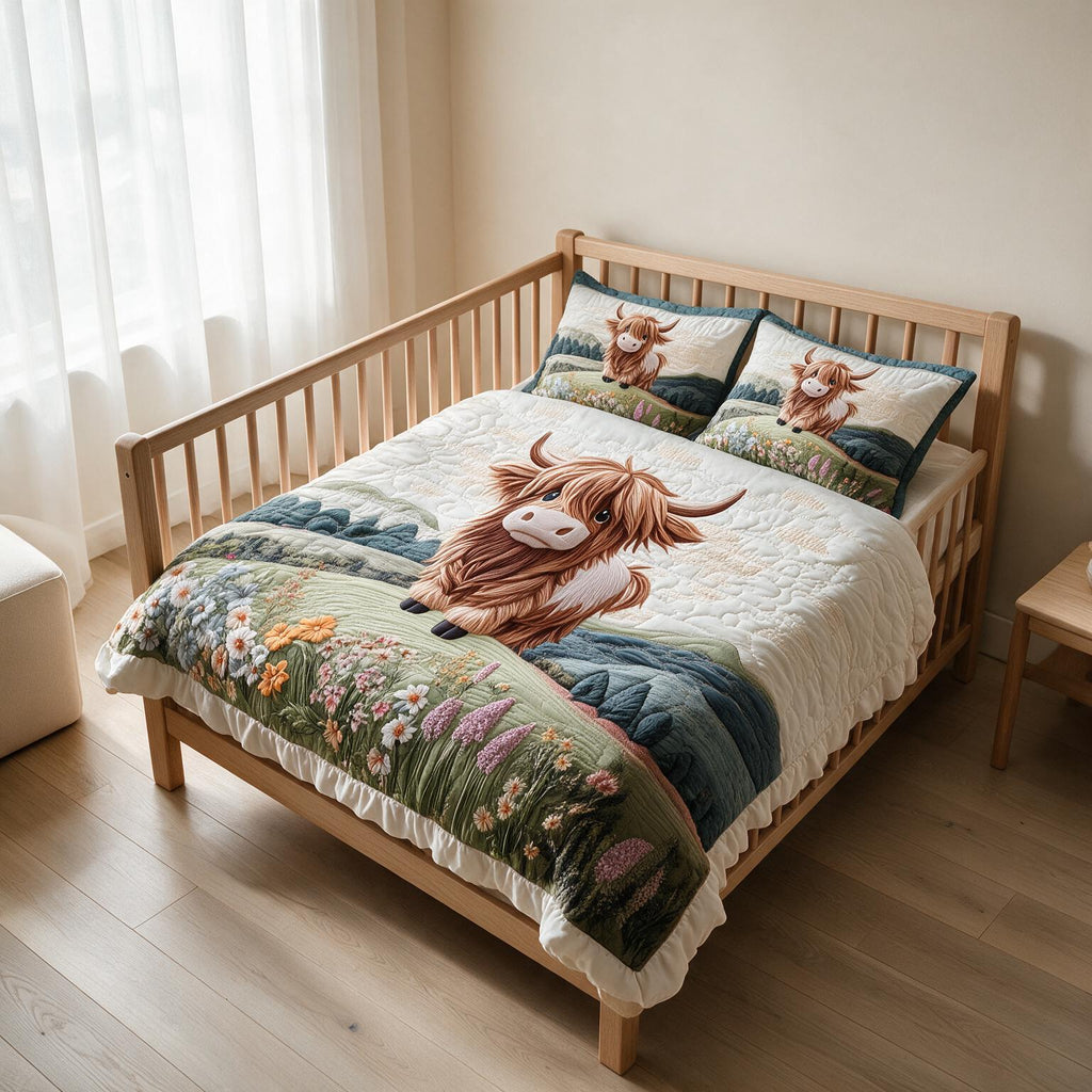 Luxury Botanical Quilted Comforter A162