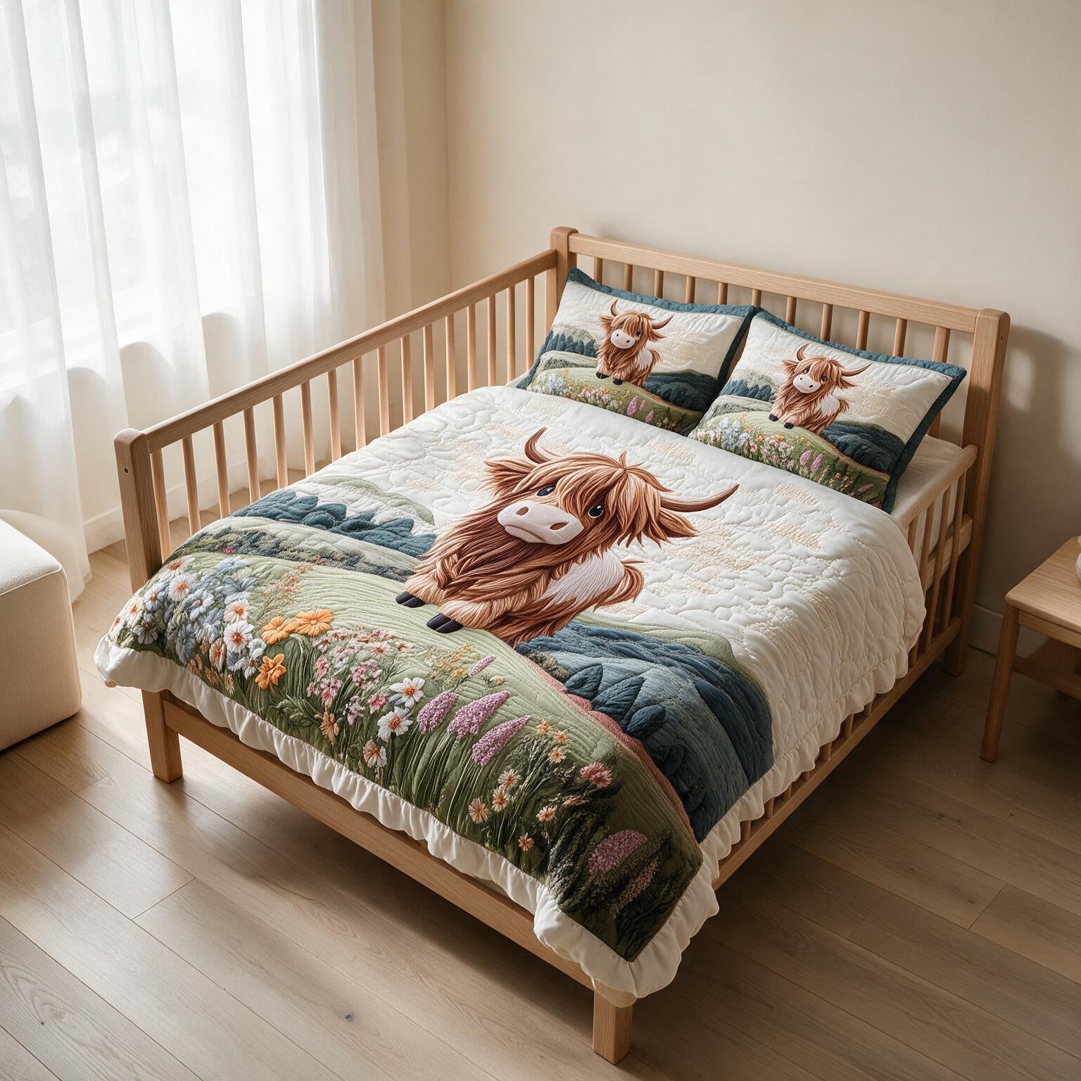 Luxury Botanical Quilted Comforter A162