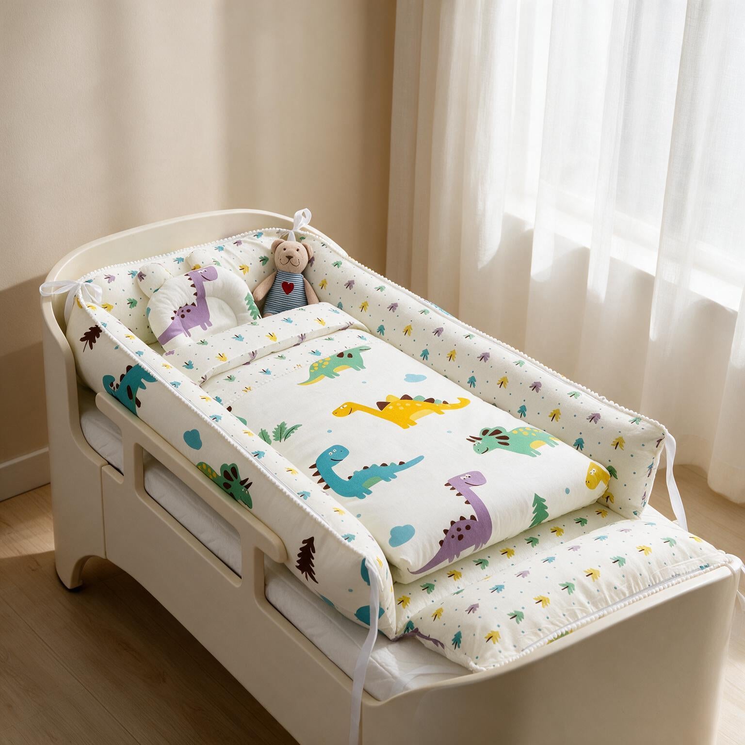 Pure Cotton Adjustable Baby Crib A184