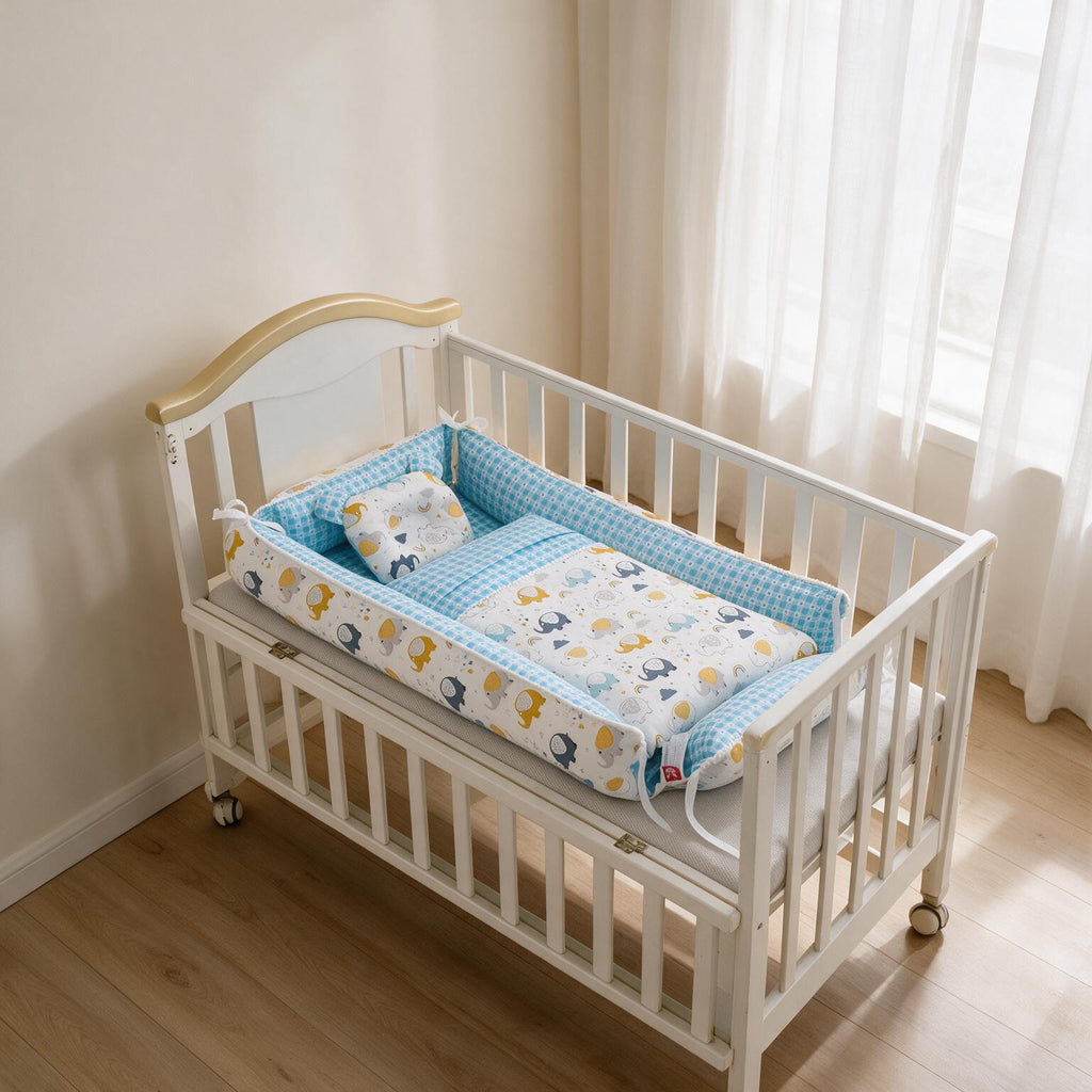 Baby Sleeper Crib | Pure Cotton Portable Newborn Nest Bed A134