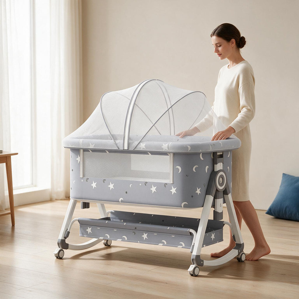 Baby Crib with Mosquito Net A138