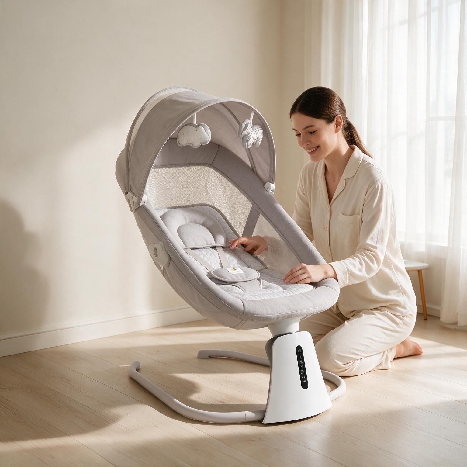 Mastela 3-in-1 Bluetooth Electric Baby Rocking Chair A136