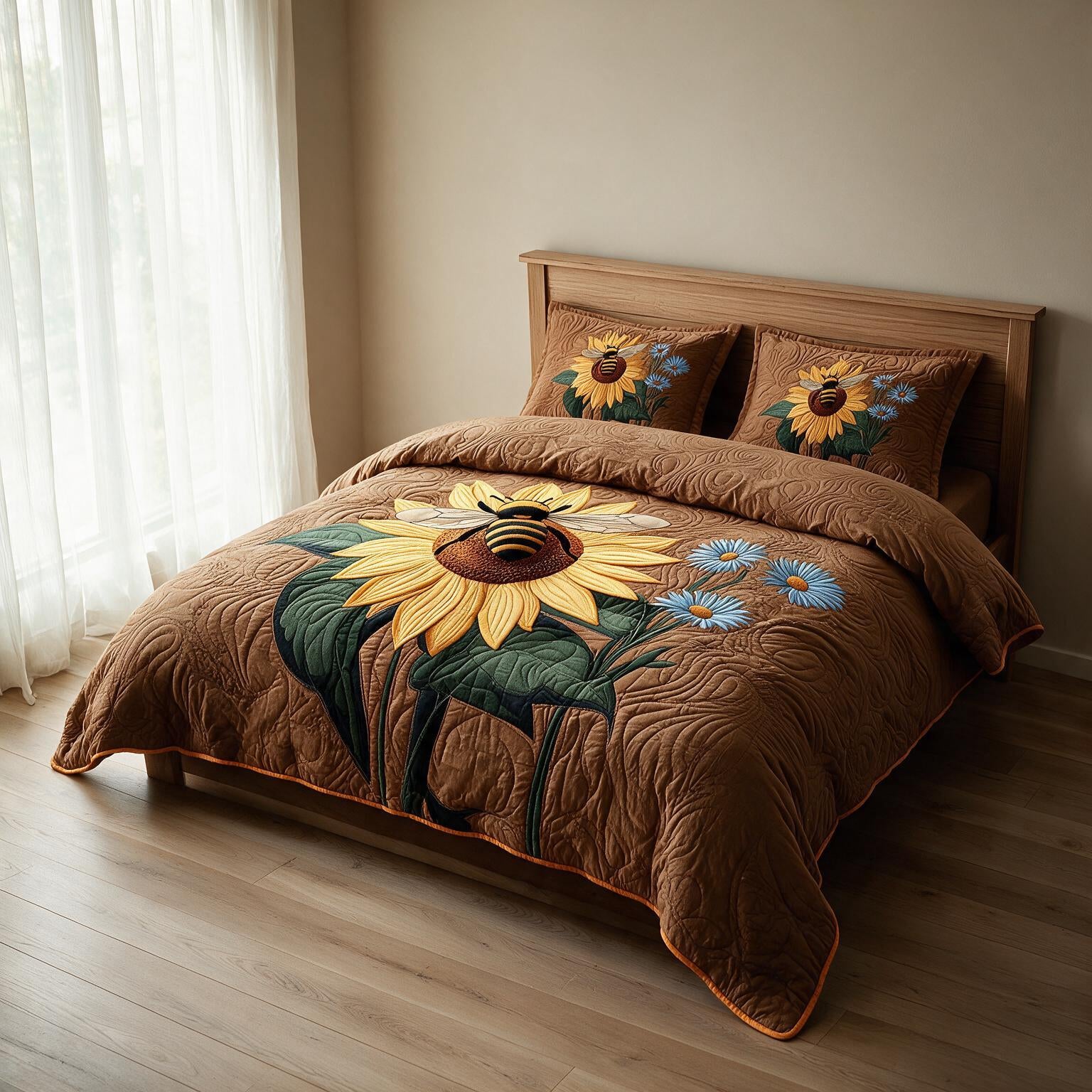 Quilted Bedding Set Premium Digital A161