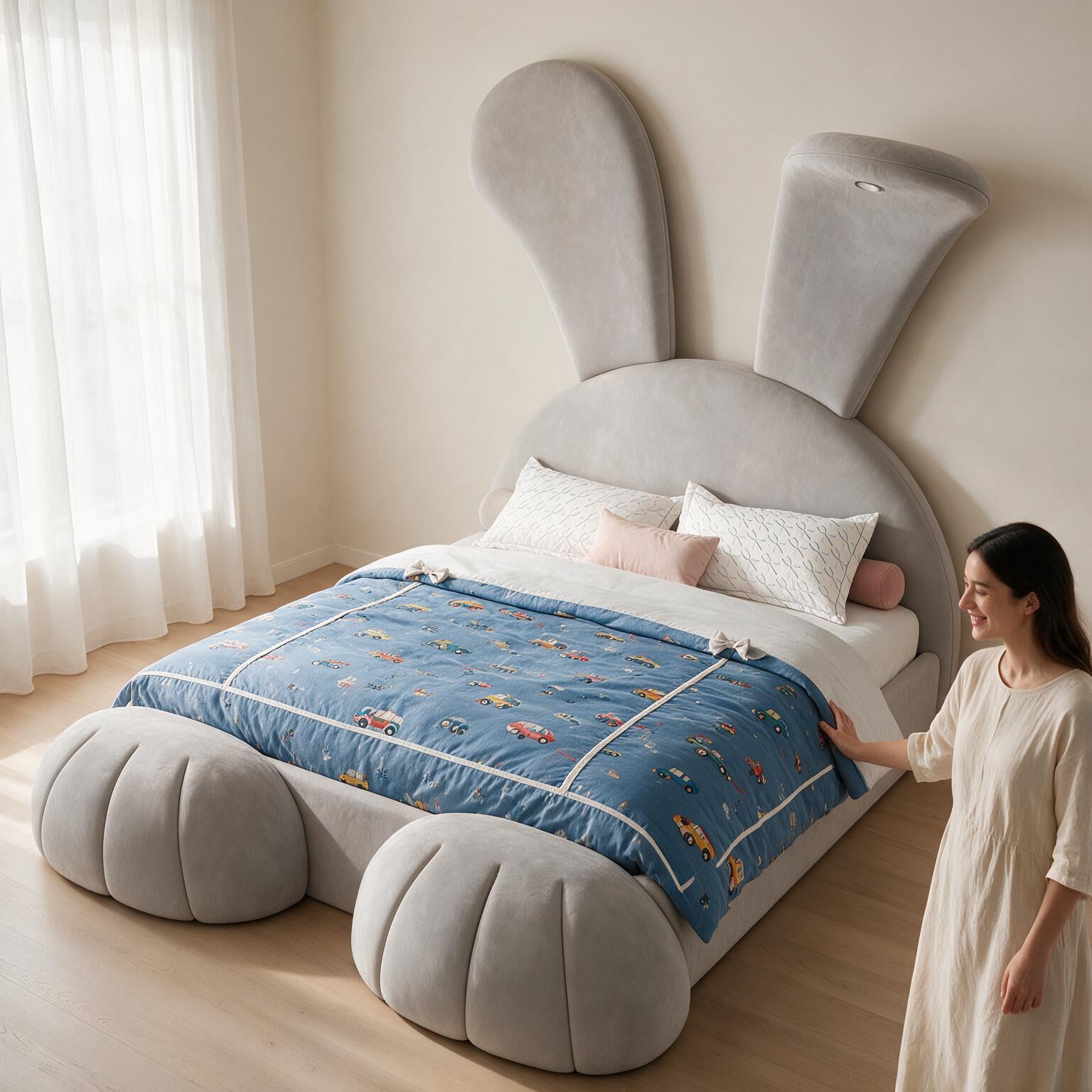 Pink Princess Rabbit Bed A173
