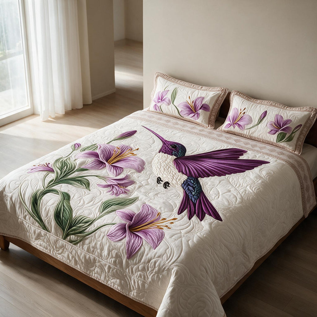 Wildflower Quilted Bedspread A165