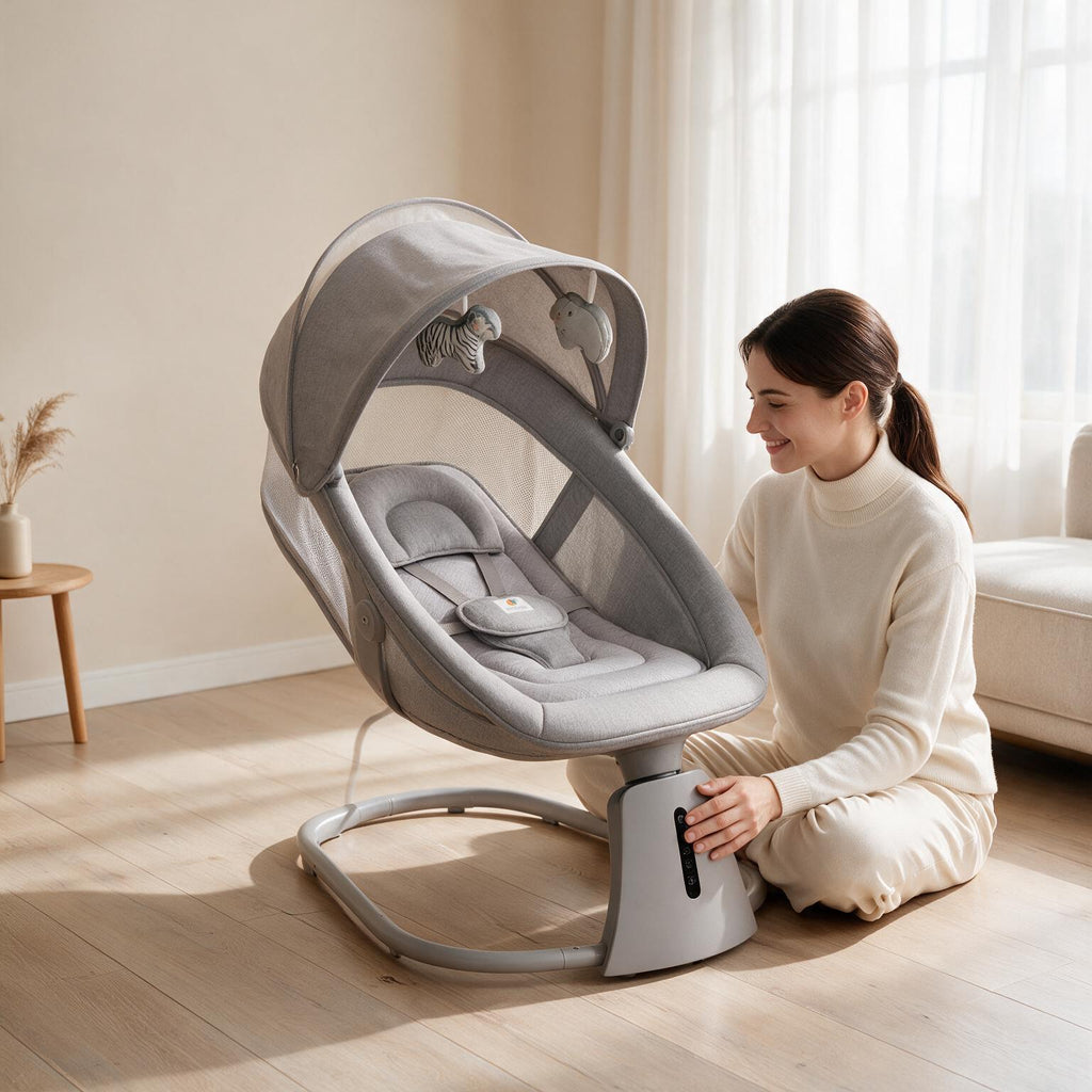 Mastela 3-in-1 Bluetooth Electric Baby Rocking Chair A136