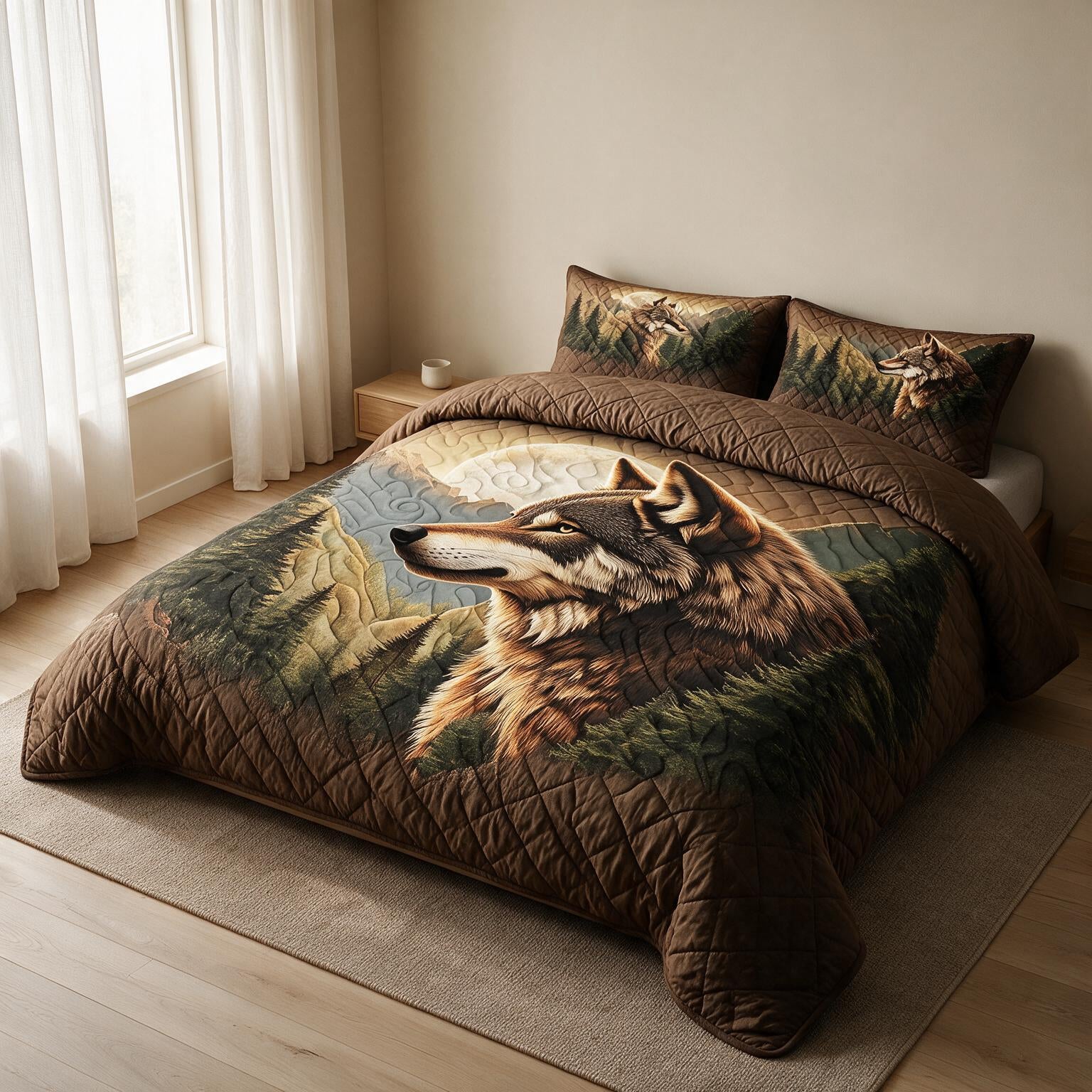 Wildflower Quilted Bedspread A165