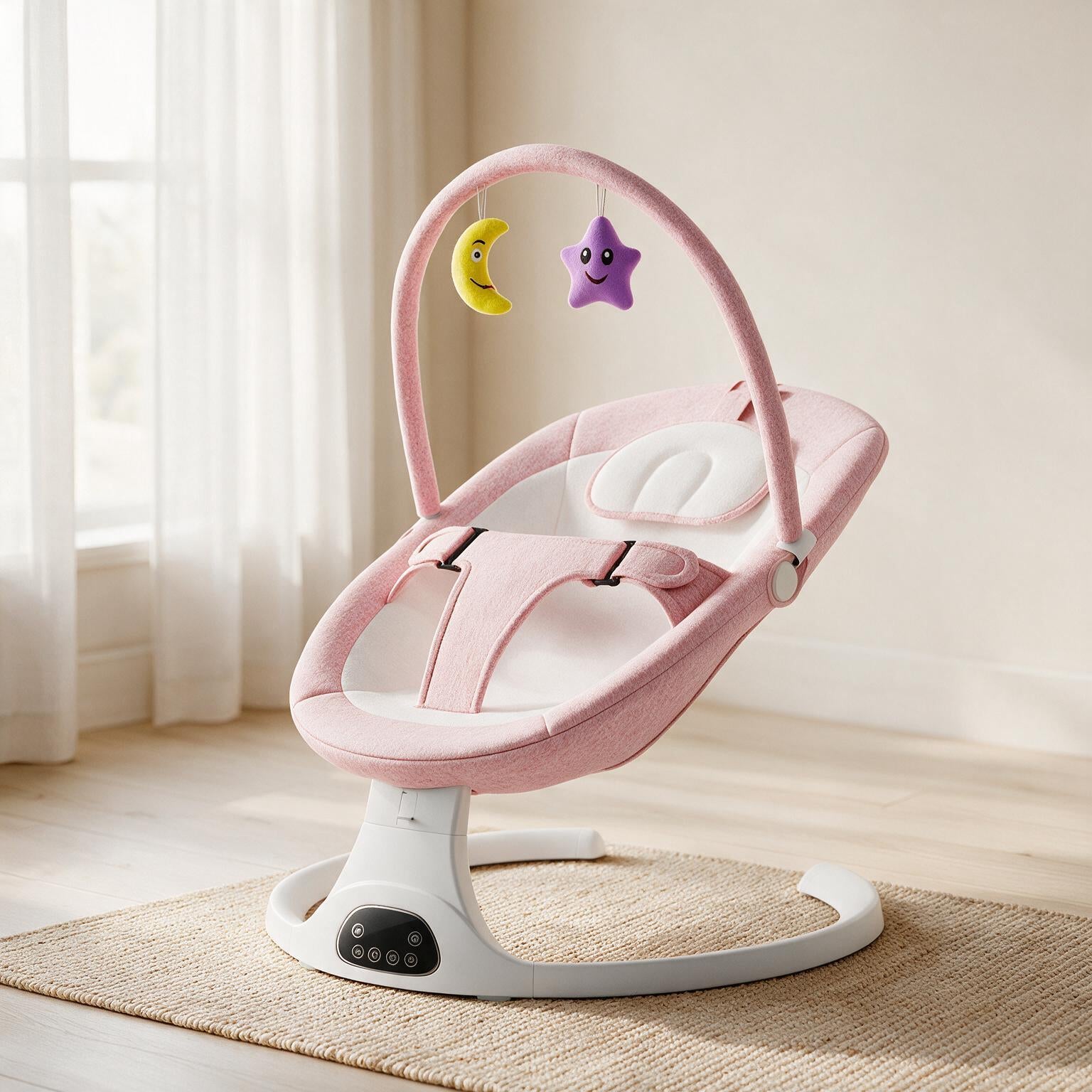 Electric Baby Rocker Chair | Bluetooth Remote Newborn Swing A135