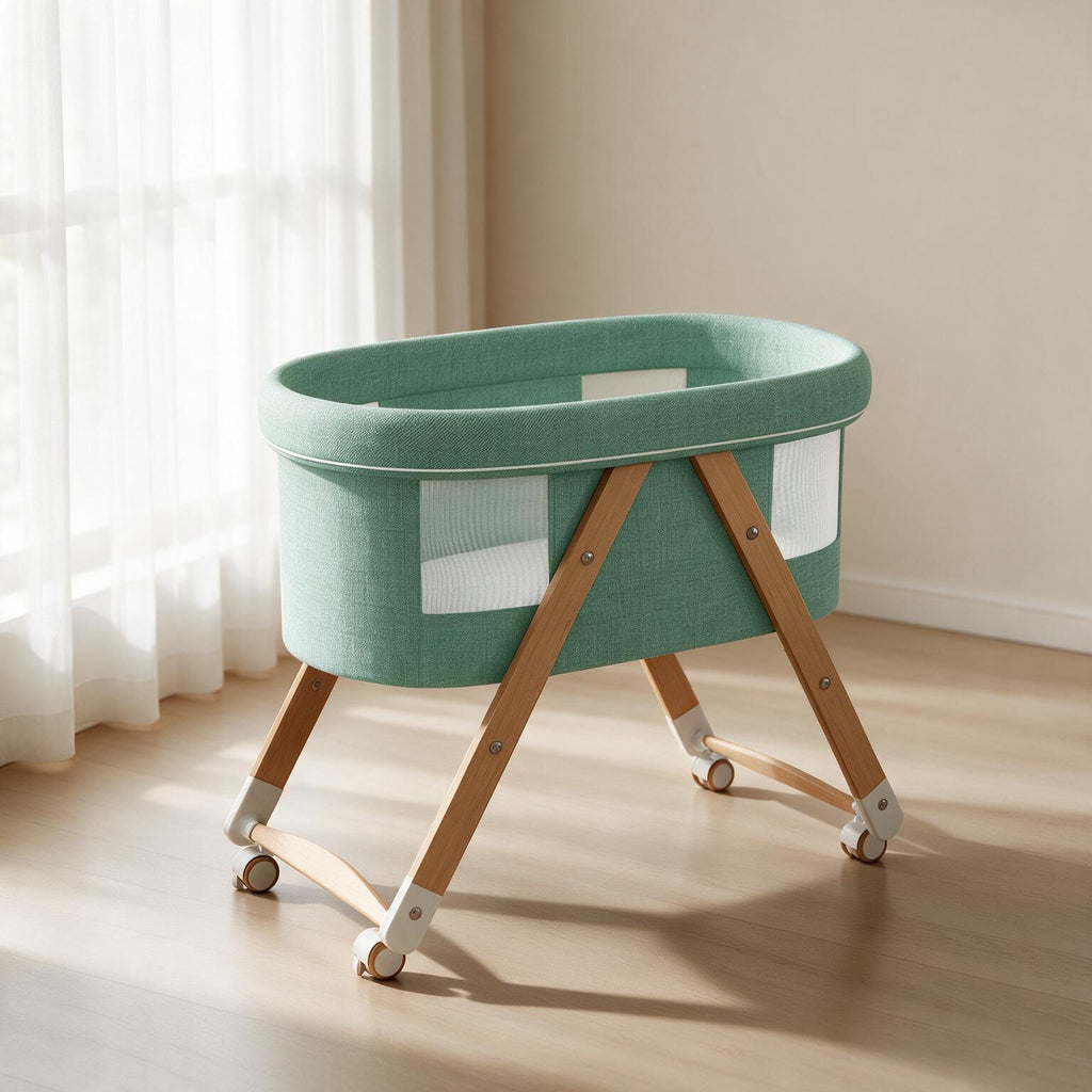 Wooden Baby Crib A140