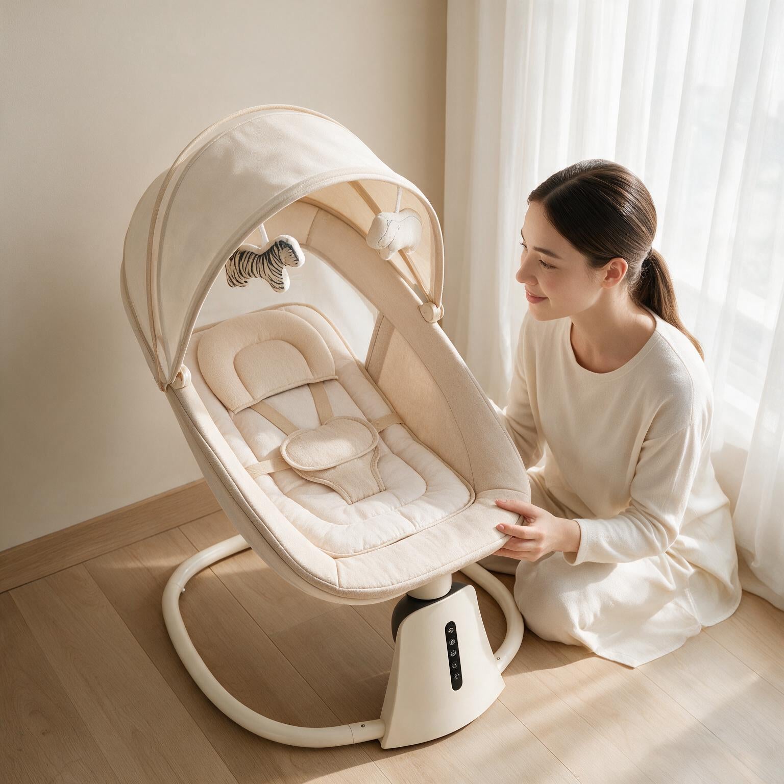 Mastela 3-in-1 Bluetooth Electric Baby Rocking Chair A136