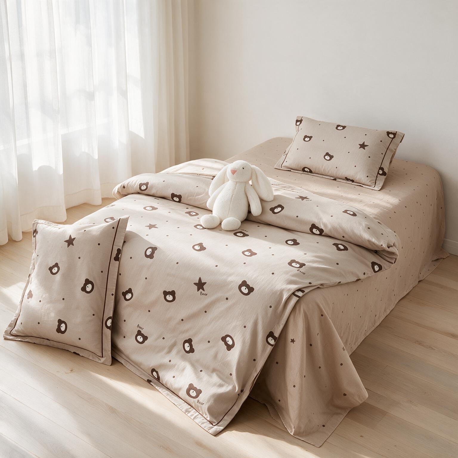 Cotton Kids Bedding Set Cartoon Print A150