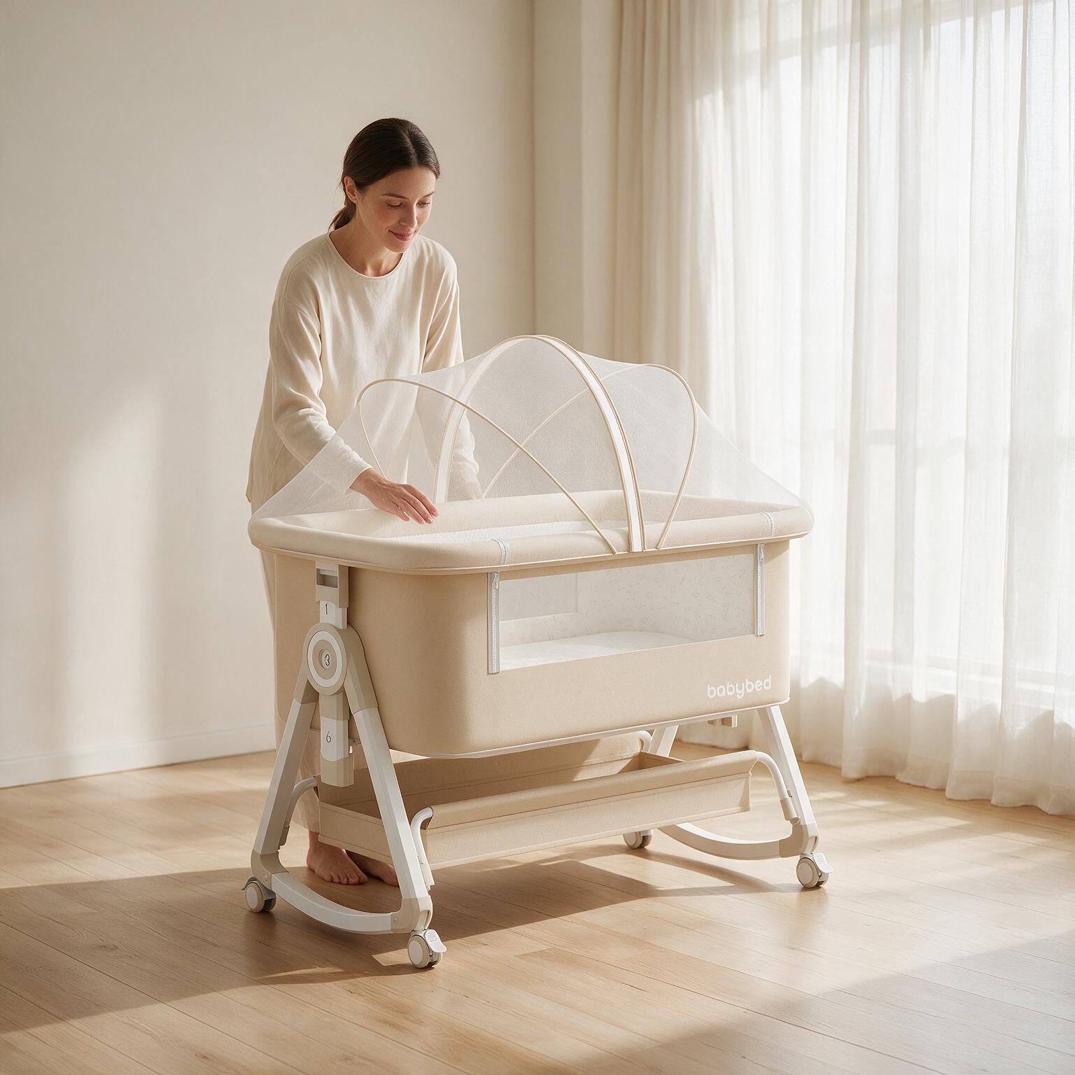 Baby Crib with Mosquito Net A138