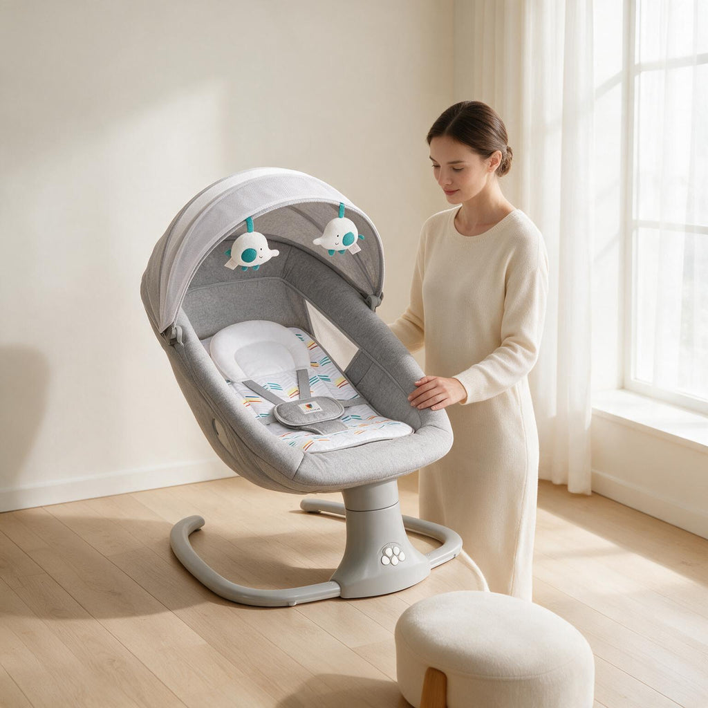 Mastela 3-in-1 Bluetooth Electric Baby Rocking Chair A136