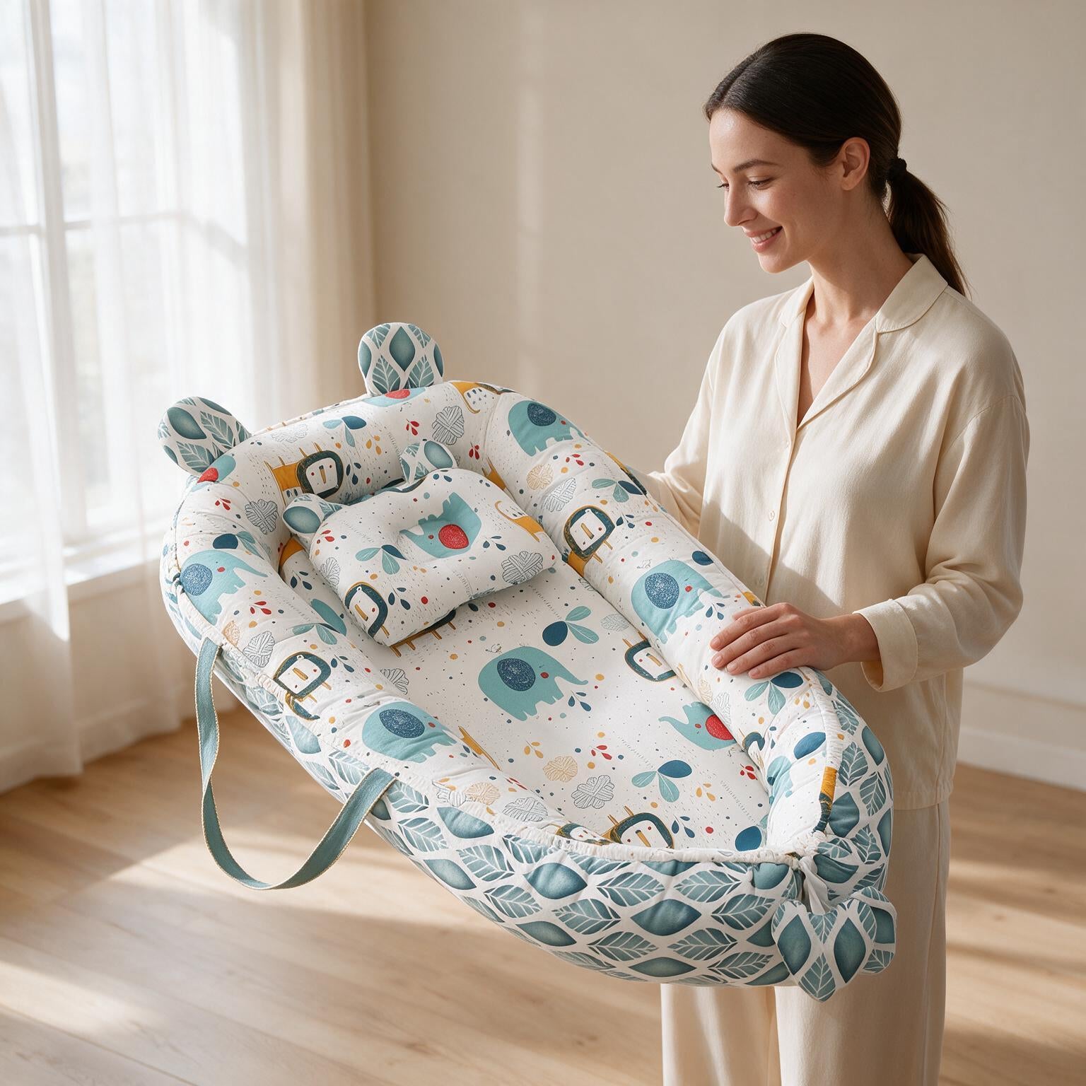 Portable Baby Crib with Carrying Bag A183