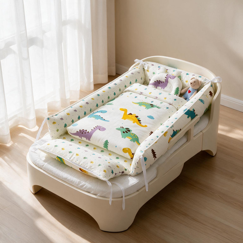 Pure Cotton Adjustable Baby Crib A184