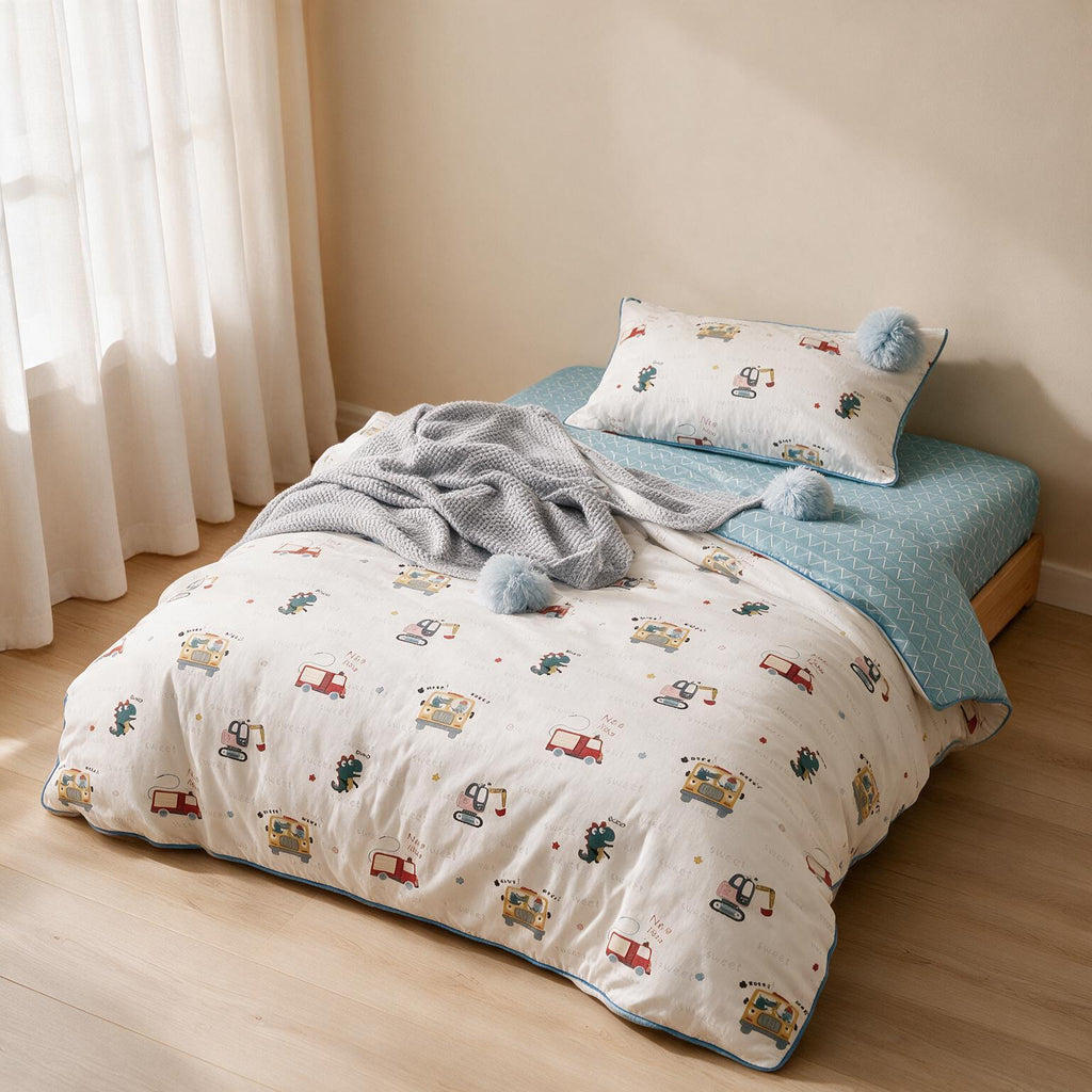 Cotton Kids Bedding Set Cartoon Print A150