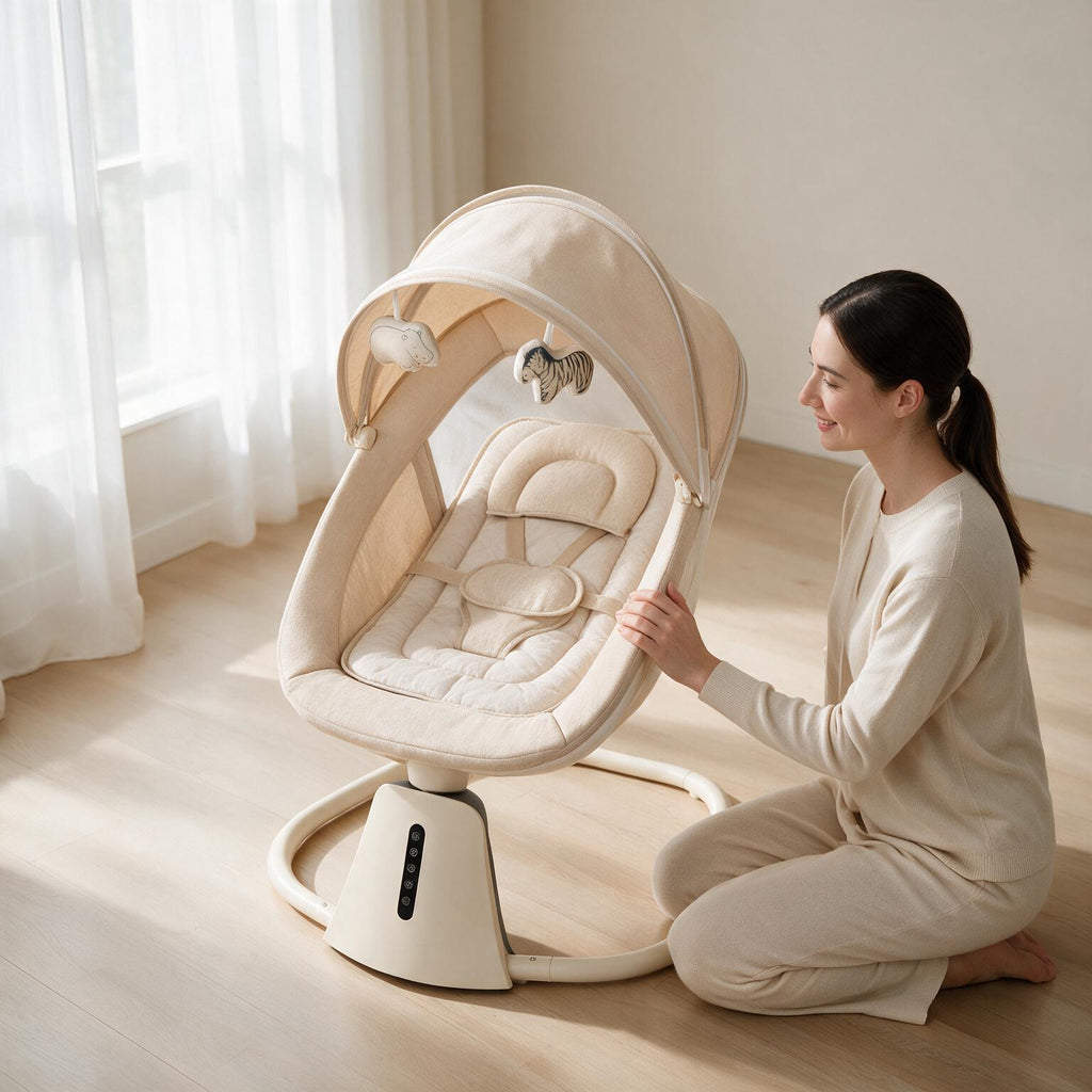 Mastela 3-in-1 Bluetooth Electric Baby Rocking Chair A136