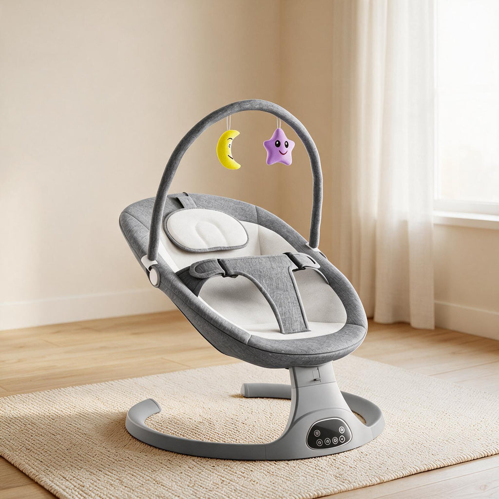 Electric Baby Rocker Chair | Bluetooth Remote Newborn Swing A135