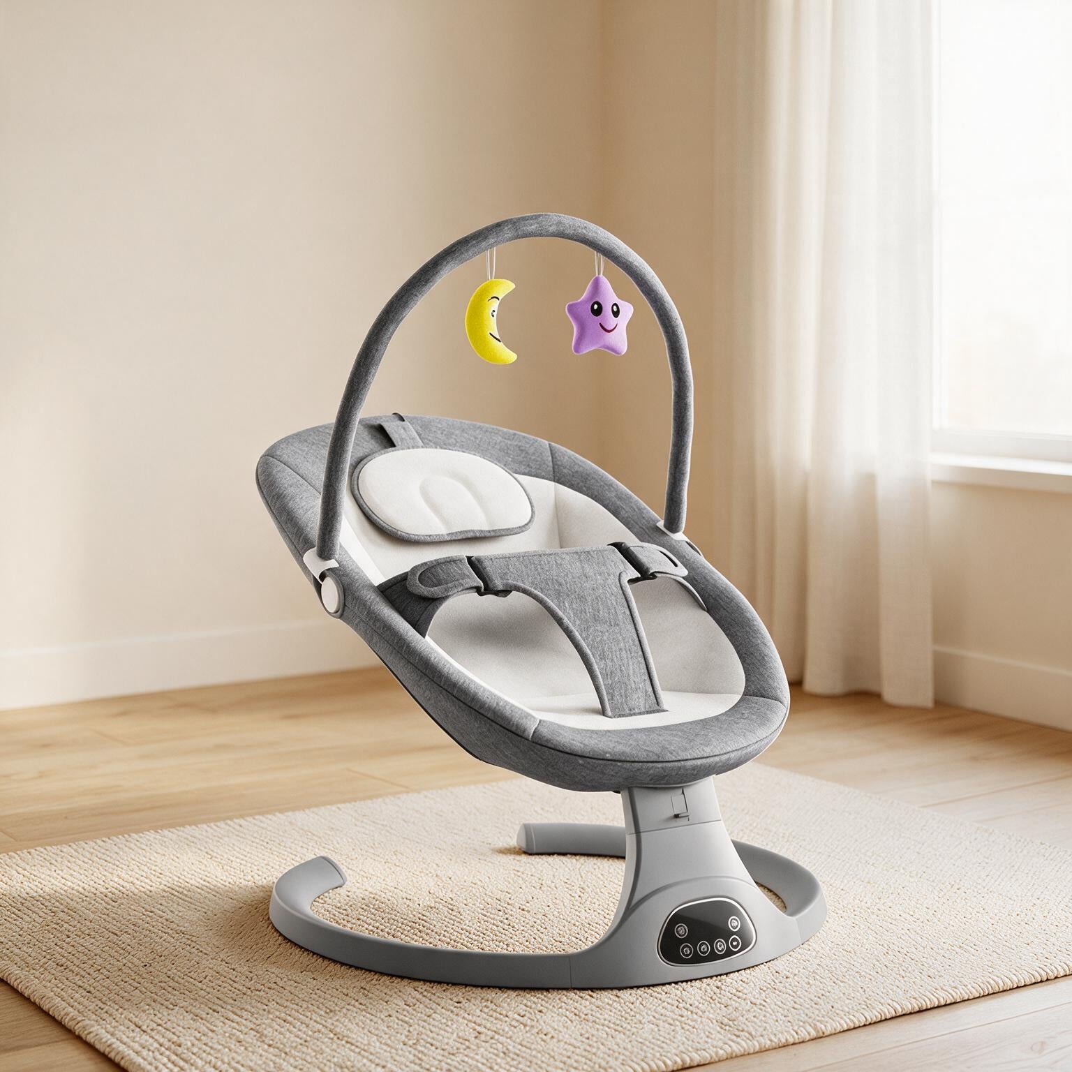 Electric Baby Rocker Chair | Bluetooth Remote Newborn Swing A135