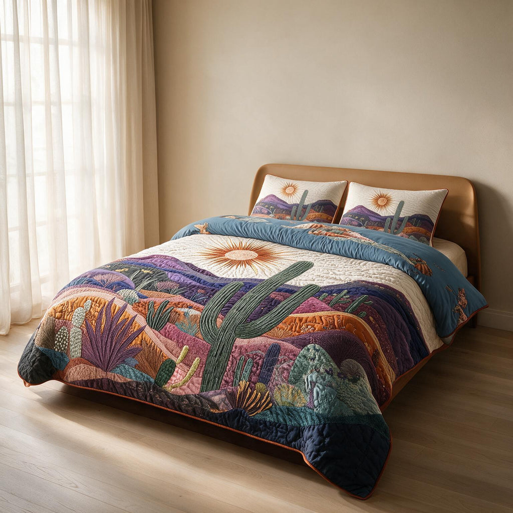 Artisan Bedspread Set Garden Print A167