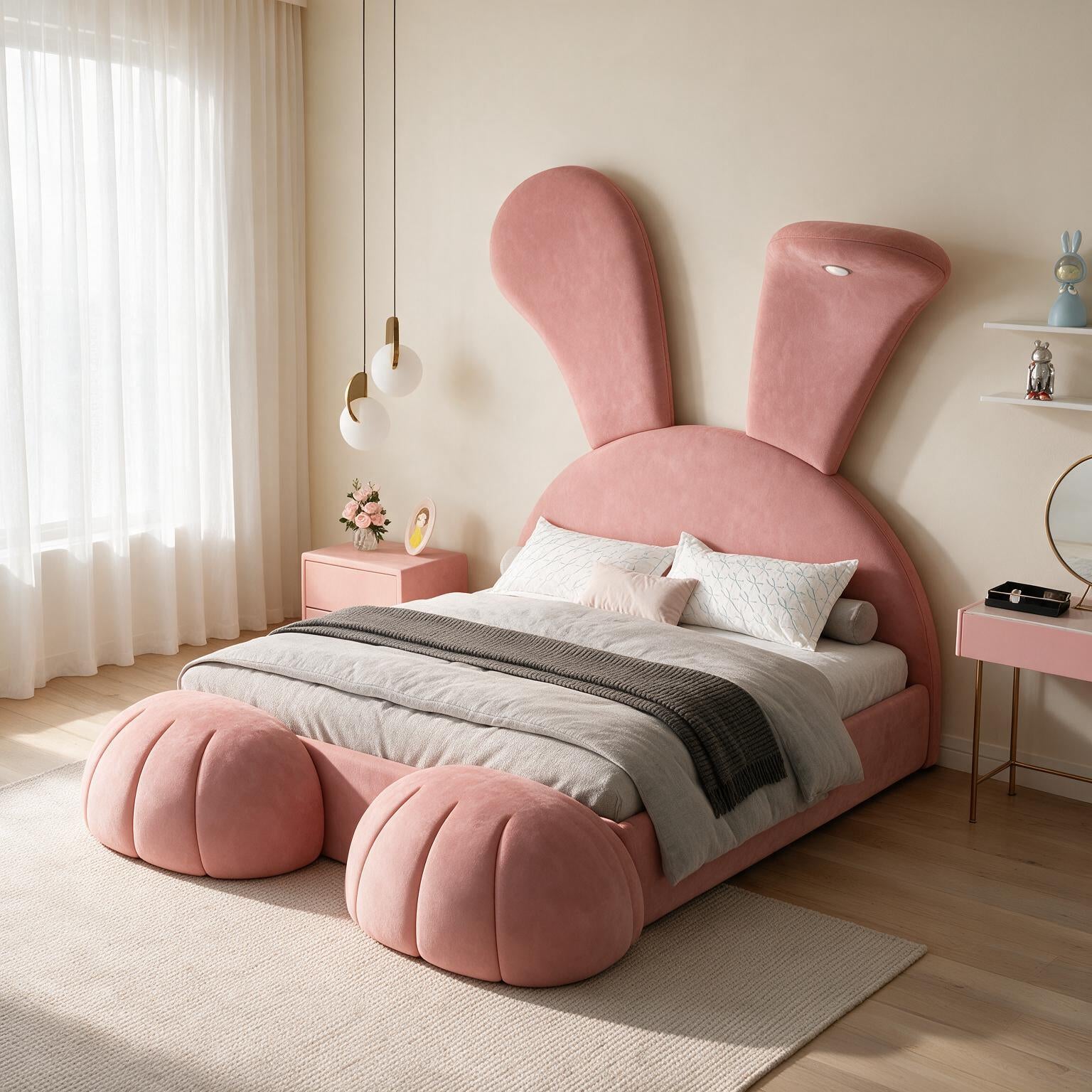 Pink Princess Rabbit Bed A173