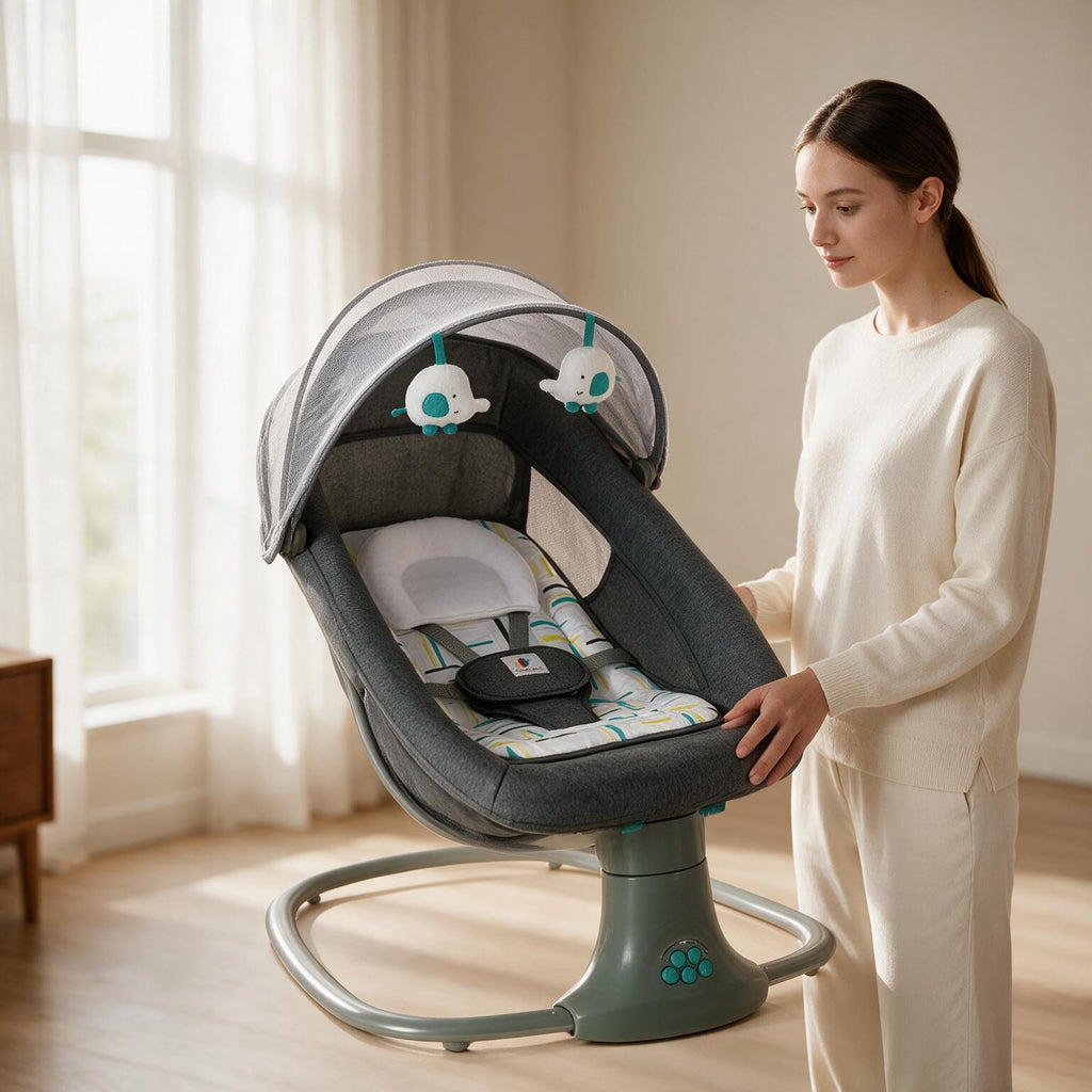 Mastela 3-in-1 Bluetooth Electric Baby Rocking Chair A136