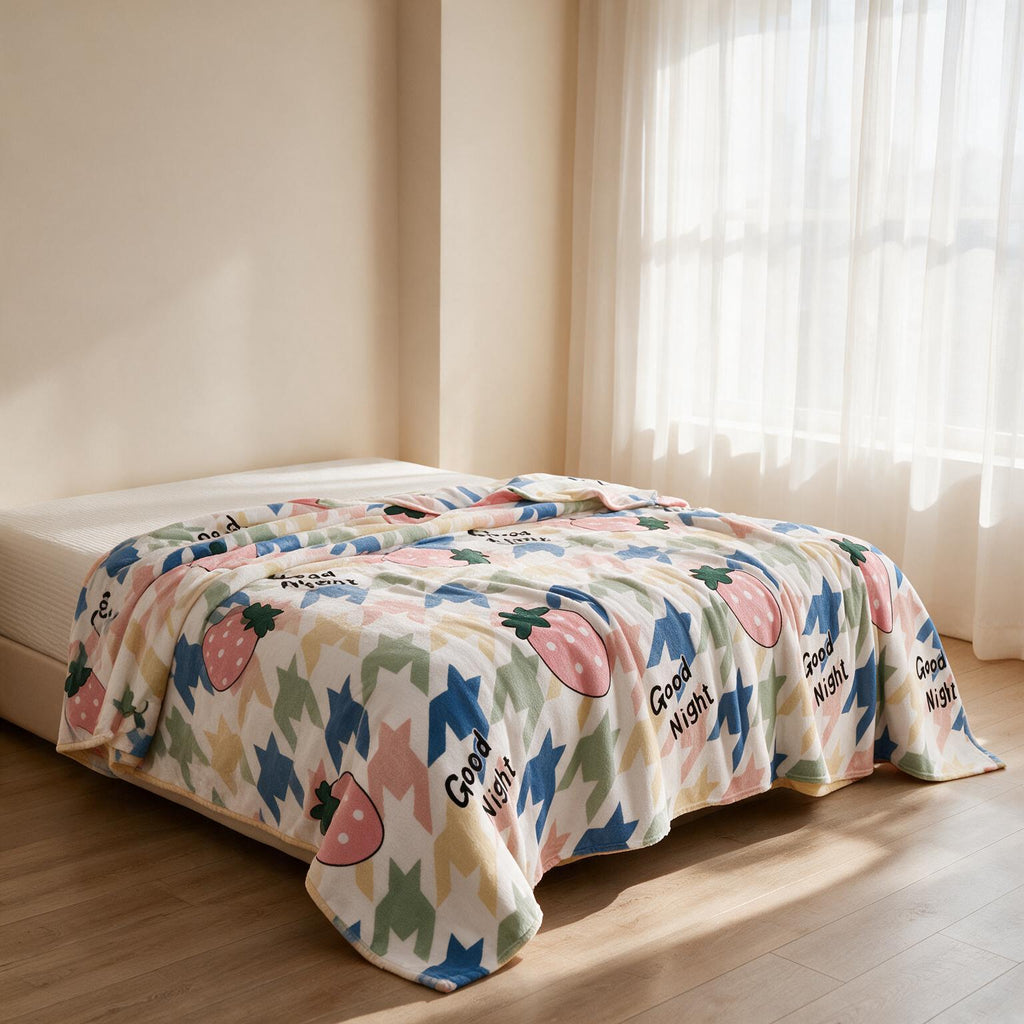 Thickened Flannel Coral Velvet Blanket A157