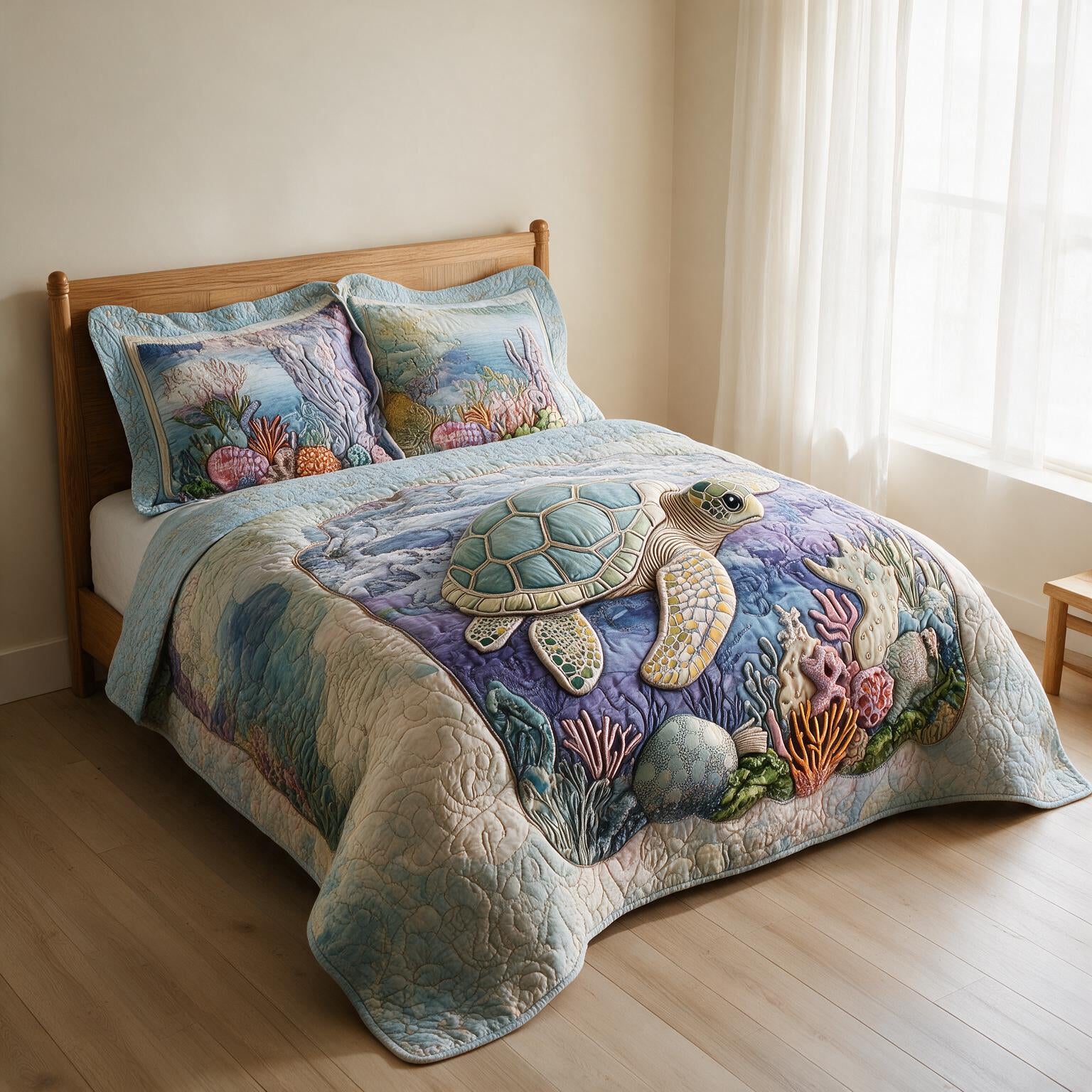 Botanical Garden Bedspread Print A164