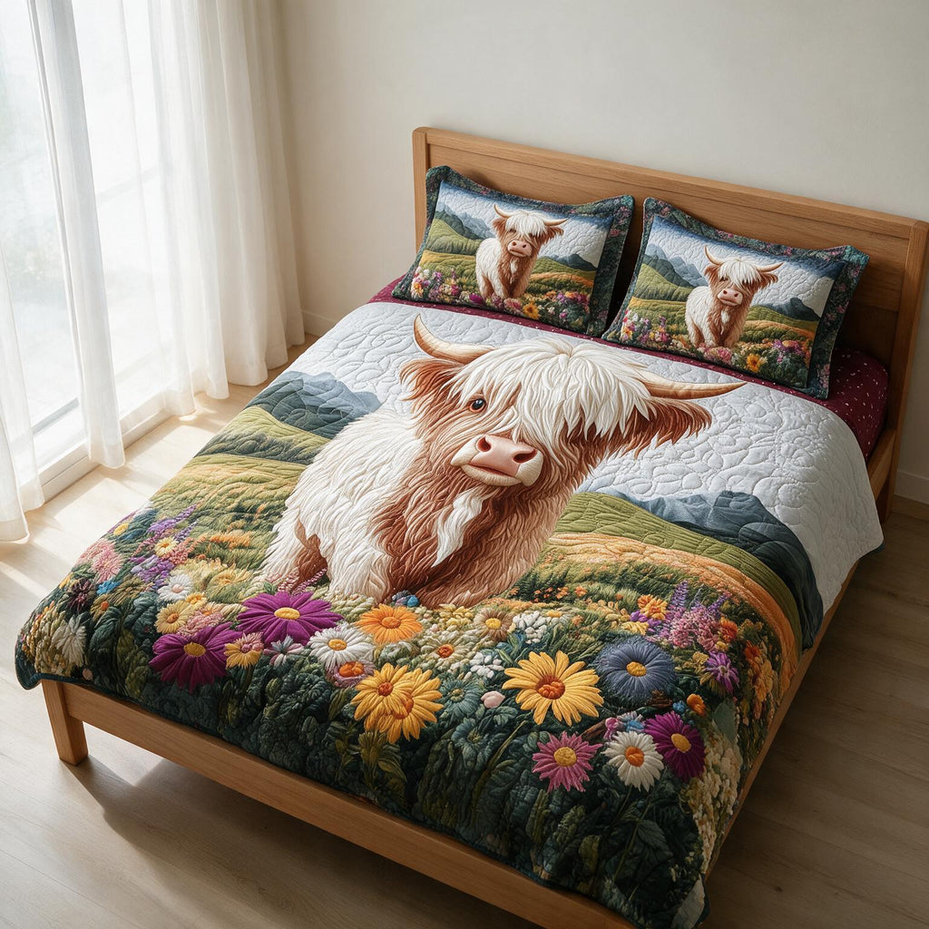 Luxury Botanical Quilted Comforter A162