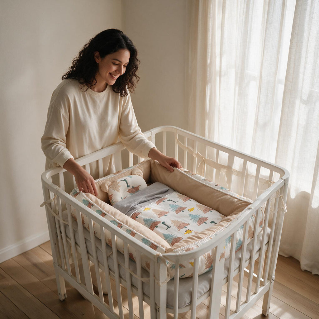 Baby Sleeper Crib | Pure Cotton Portable Newborn Nest Bed A134