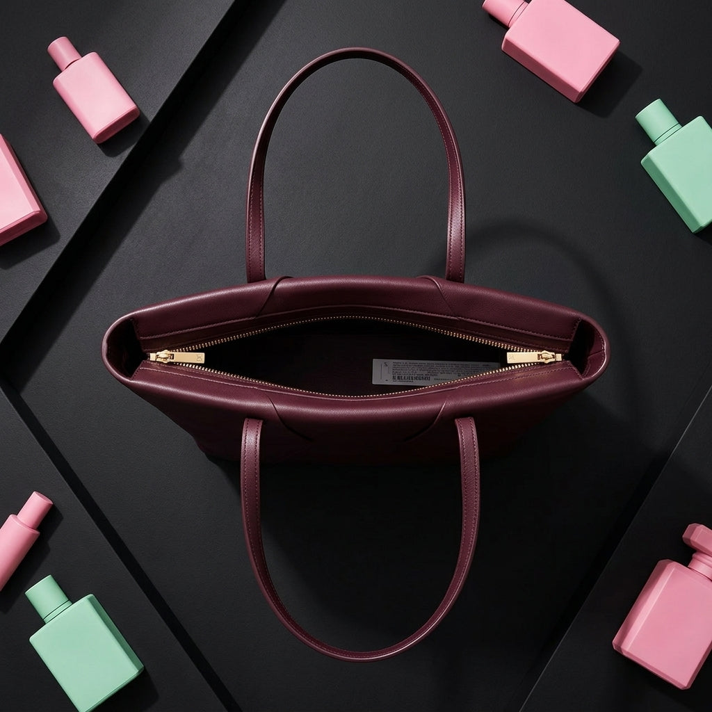 Women's Tote Bag | PU Leather Woven Shoulder Bag for Daily Use A16