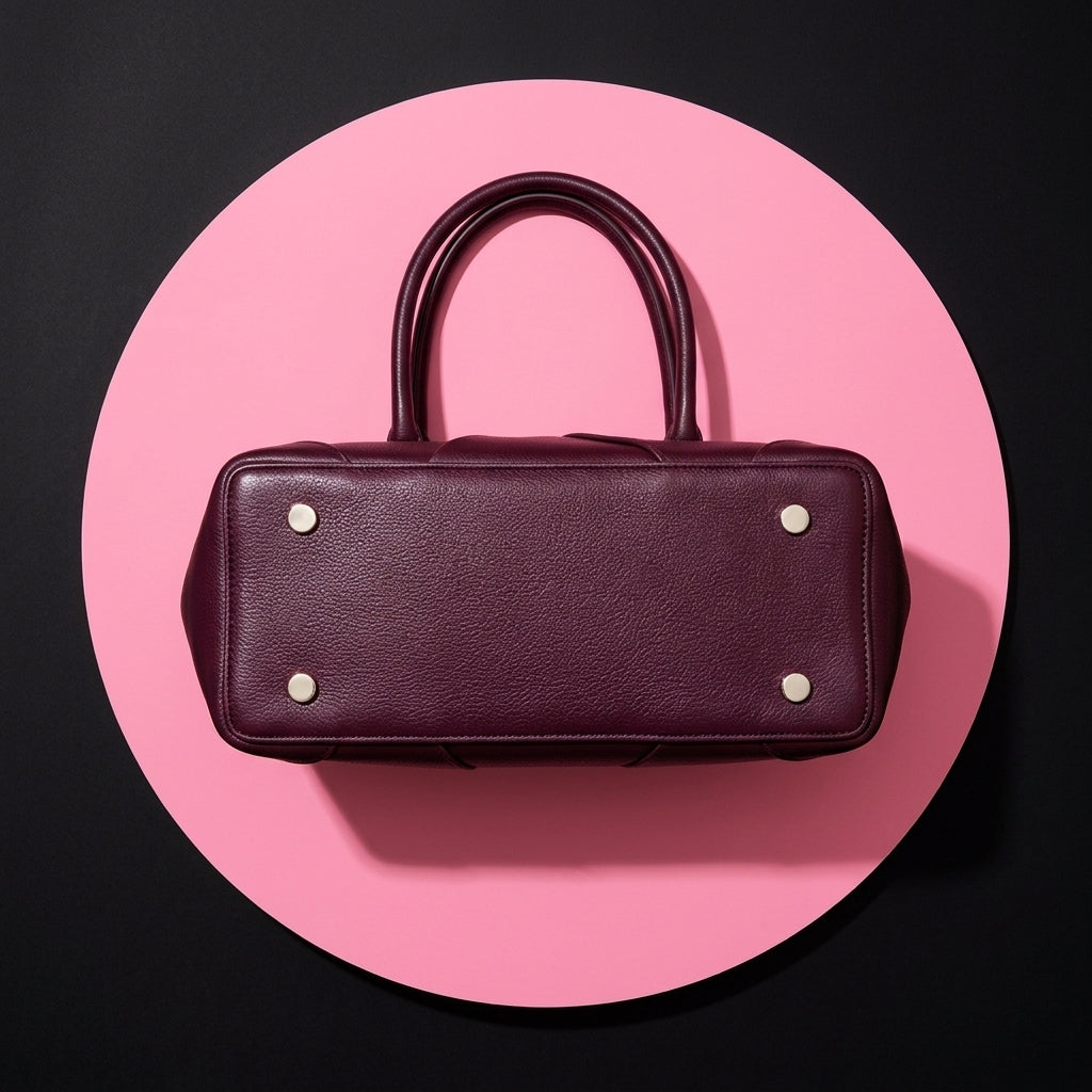 Women's Tote Bag | PU Leather Woven Shoulder Bag for Daily Use A16