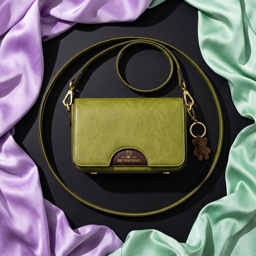 Small Crossbody Bag for Women | Colour Contrast Flap Bag A21