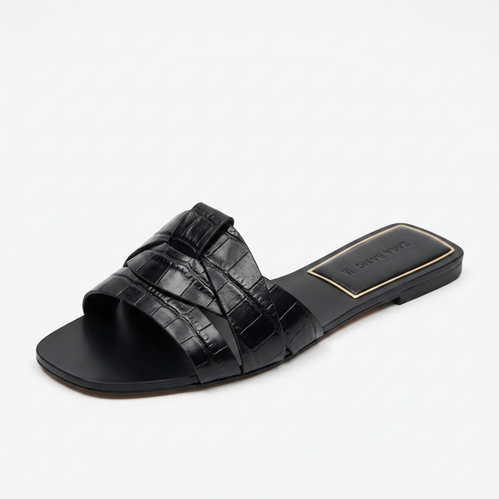 Women's Cross-Strap Flat Sandals |  Simple Versatile Slippers A91